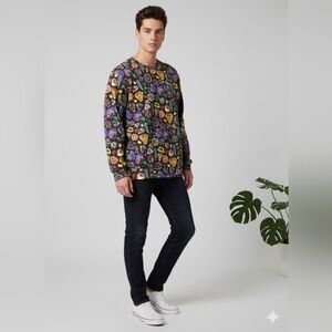 Hudson Men's Multicolor Graphic Sweater
